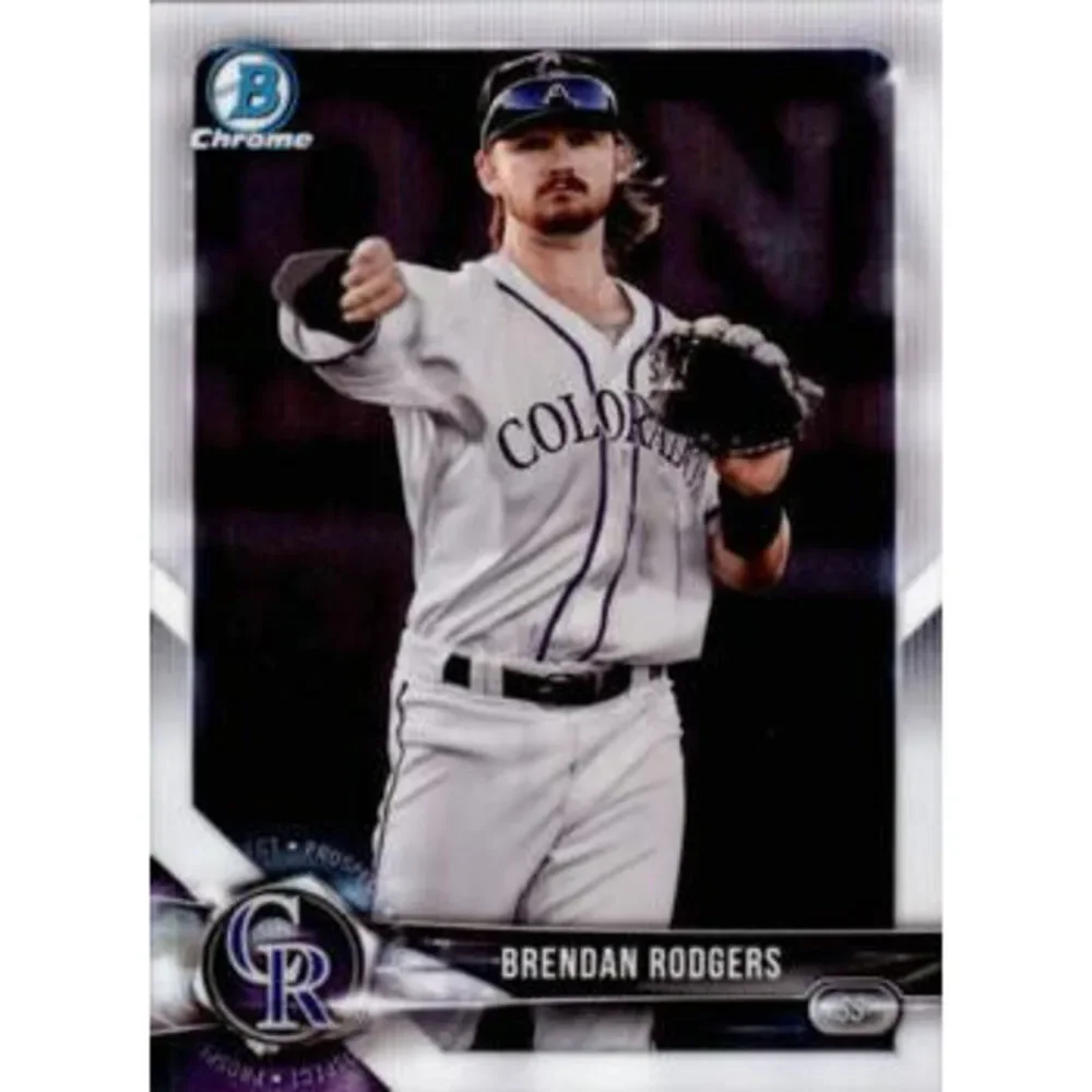 2018 Bowman Chrome Prospects Brendan Rodgers BCP43 Colorado Rockies